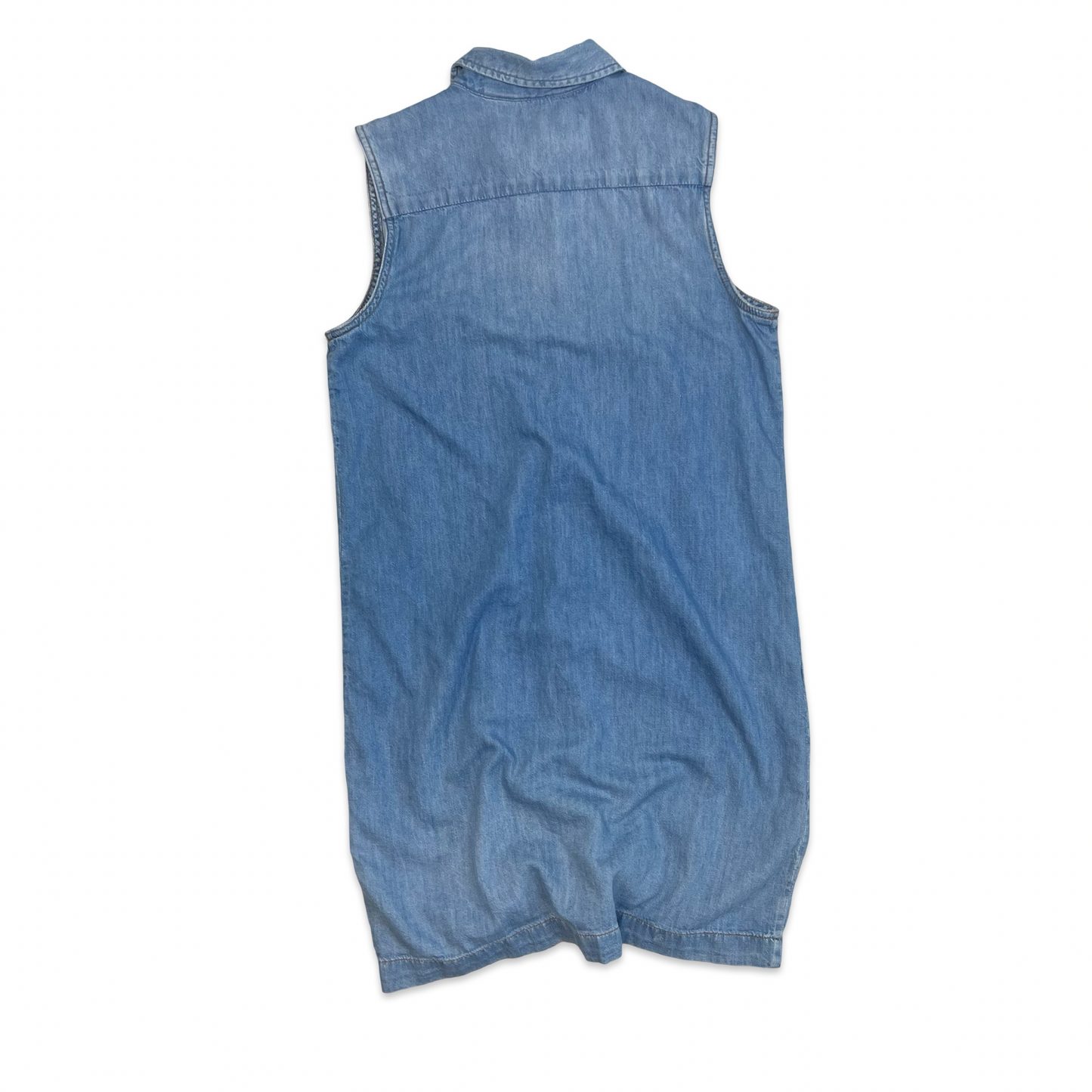 Levi's Sleeveless Shirt Denim Dress 12